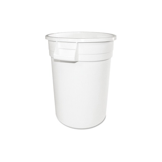 CONTENEUR BLANC SANS COUVERCLE, CAPACITÉ 10 U.S. GAL, 37,9 L