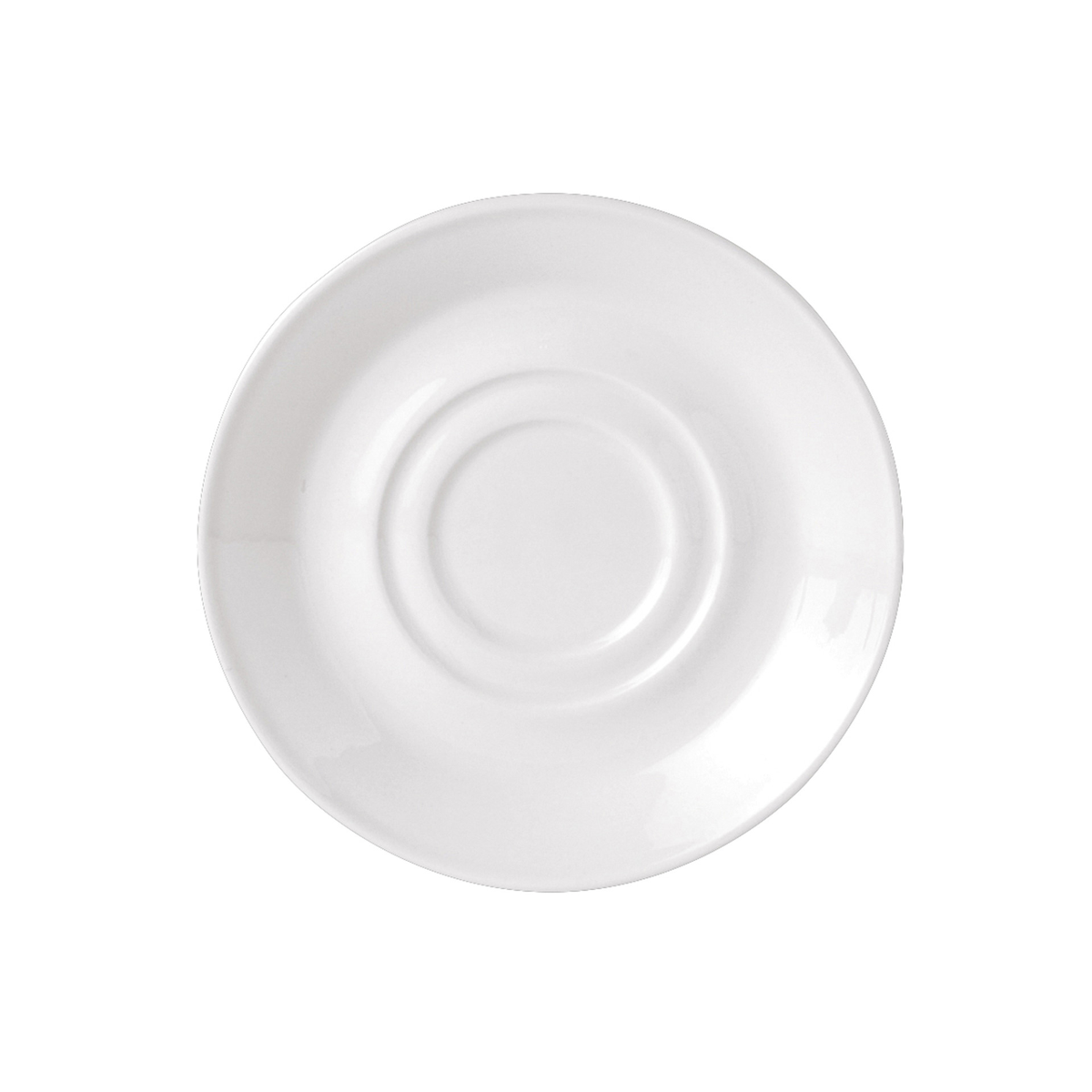 SAUCER 5.75" DOUBLE WELL SIMPLICITY STEELITE