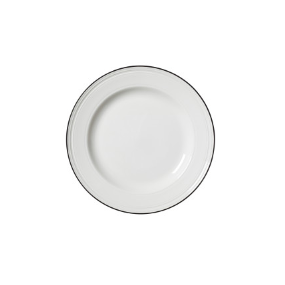 PLATE 10" BEAD BLACK BAND