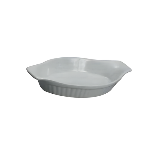 (MAG4012) PLAT OVALE BLANC  12 OZ.