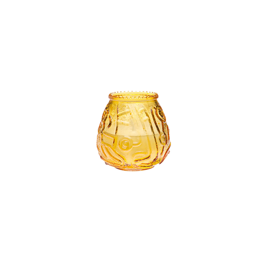 CHANDELLE, VERRE REMPLI, EURO-VENETIAN AMBRE 12 UNITÉS/CAISSE
