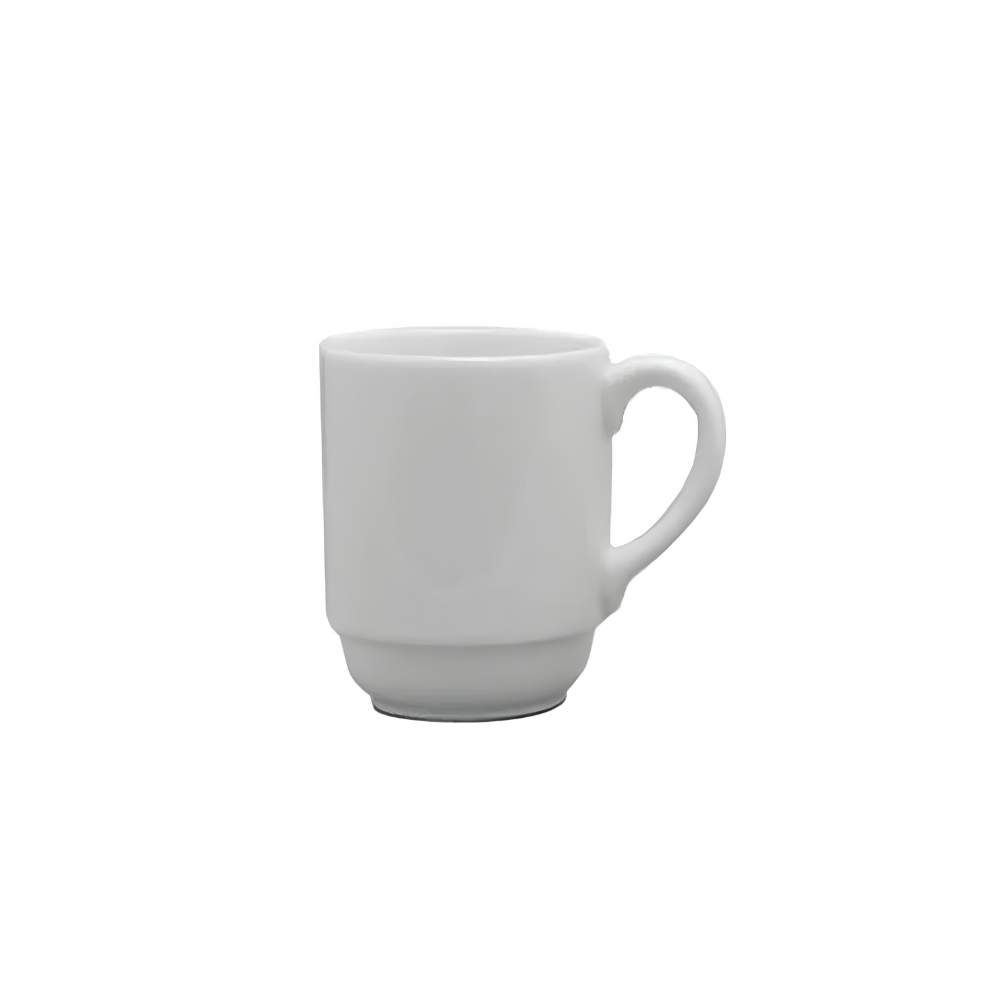 STACKING MUG 10 OZ. (0,28 L) PLAIN WHITE