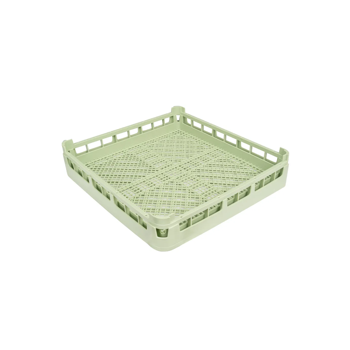 FLATWARE RACK-GREEN TIGHT MESH
