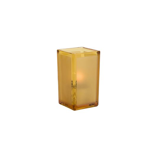 LAMPE VOTIVE POUR HD8/HD18 AMBRE SATIN CARRE