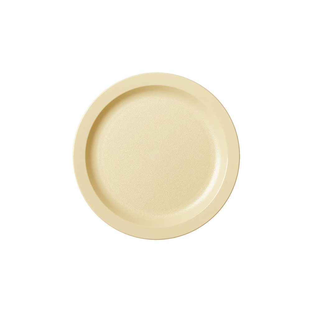 PLATE ROUND, POLYCARB. 9" NARROW RIM BEIGE