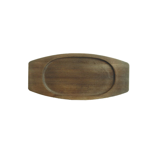 BOIS TRIVET OVALE 12 1/4 '' X 5 3/4 ''