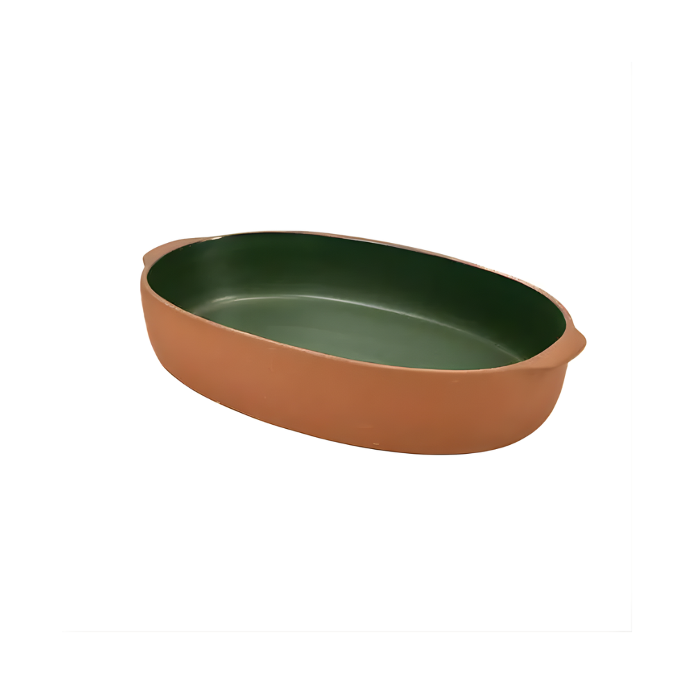 TERRA GREEN OVAL BAKER 40.0 OZ