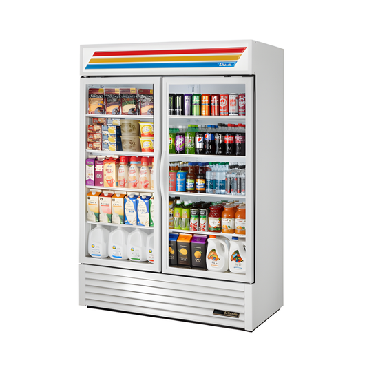 RÉFRIGÉRATEUR 2 PORTES BATTANTE, BLANC, 54"X30"X78.5"H