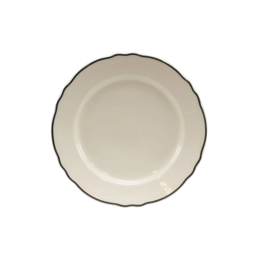 ASSIETTE 10 5/8''  CAROLYN STYLELINE NOIR