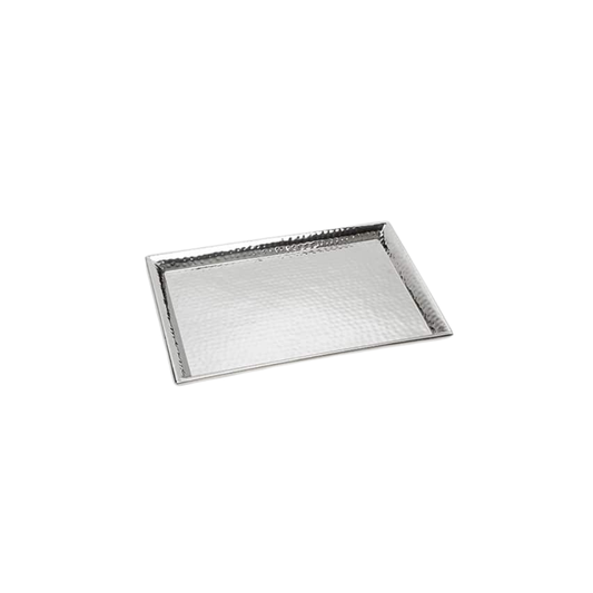 PLAQUE DE CUISSON EN ACIER INOXYDABLE MARTELÉE DE DEMI-TAILLE 18 1/4" X 13"