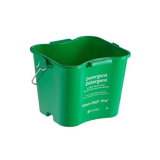 SEAU VERT 3 QT CARRE