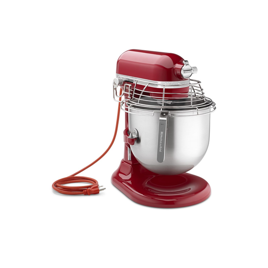 MÉLANGEUR COMMERCIALE 8 QT AVEC BOL GARDE INOX 1.5 HP ROUGE