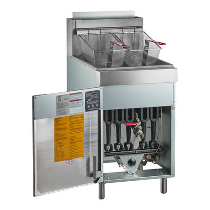 FRITEUSE 21", 65-70LBS/CAP, 150 000BTU, GAZ/NAT