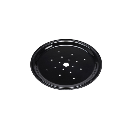 DRIP TRAY, MELAMINE, BLACK, 12-3/8″ DIA.X 5/8" H