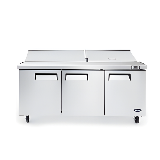 PREPARATION TABLE 72'', 21.1 CU/FT, 72.5"X30"X44"H