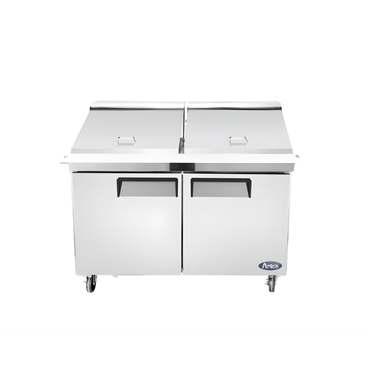 PREPARATION TABLE 60'' MEGA TOP 24 PANS, 17.2 CU/FT, 60"X34"X46.5"H