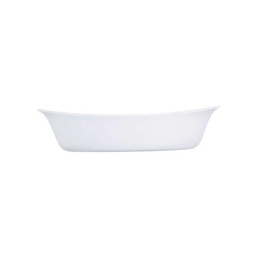 PLAT OVAL BLANC 17OZ