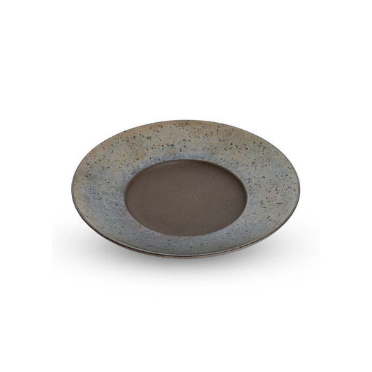 ASSIETTE RONDE PROFONDE 11.25''X1.5'' ARGENT GRANIT