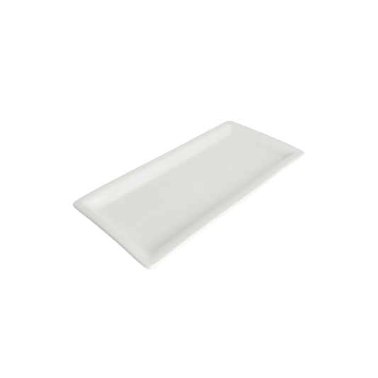 ASSIETTE RECTANGULAIRE BLANCHE DURABLE KORIN 11,5'' X 5,25''