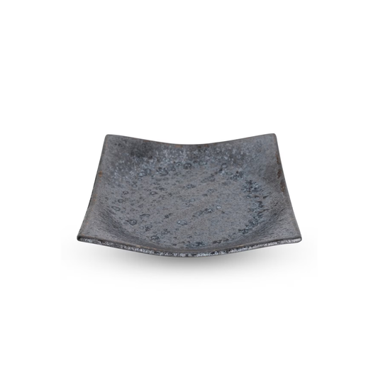 ASSIETTE CARRÉE MOON ROCK 5,25" L × 5,25" L