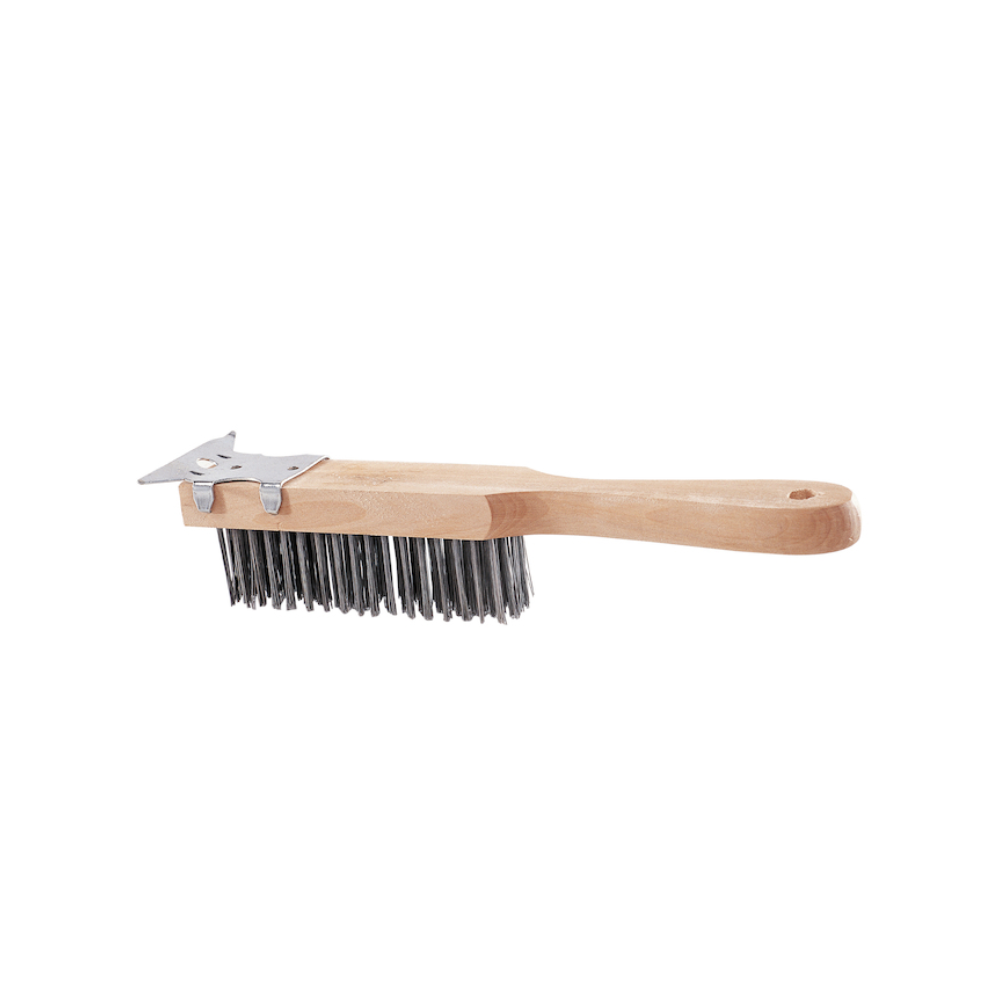 BROSSE METAL AVEC GRATTOIR 10PO X 3PO
