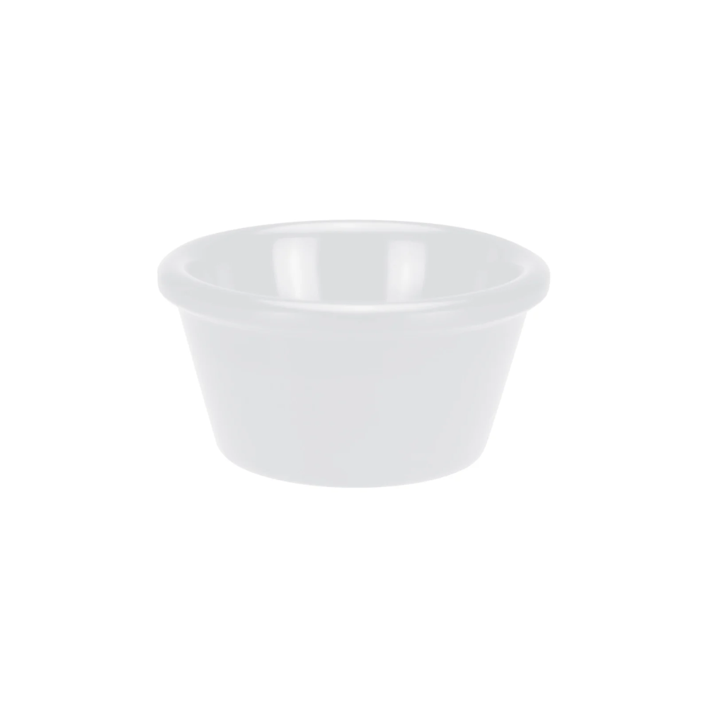 RAMEKIN BLANC LISSE 4OZ