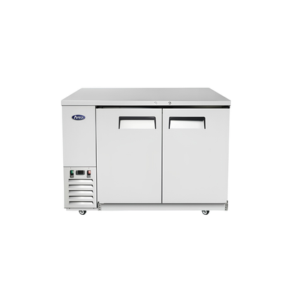 BACK BAR 59 PO ACIER INOX PEU PROFOND