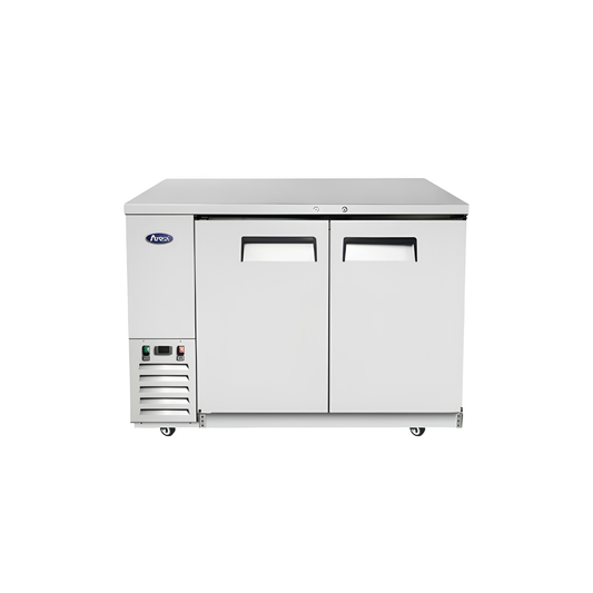 BACK BAR 59 PO ACIER INOX PEU PROFOND