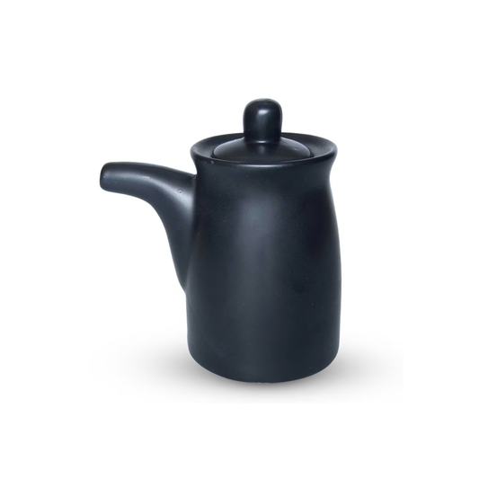 BOUTEILLE A SAUCE AVEC COUVERCLE 8 OZ NOIR