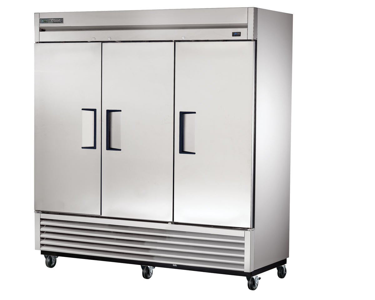 REACH-IN REFRIGERATOR 3 SOLID DOORS, 78"x30"x78.5"H
