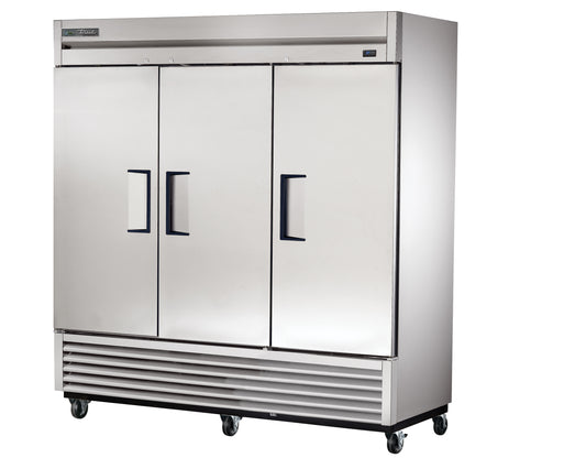 REACH-IN REFRIGERATOR 3 SOLID DOORS, 78"x30"x78.5"H
