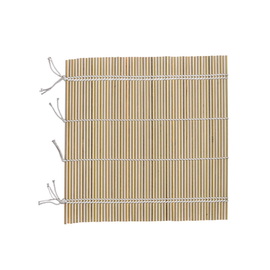 TAPIS À SUSHI EN BAMBOU À DOUBLE CORDE TOKYO MAKISU 27 CM X 27 CM