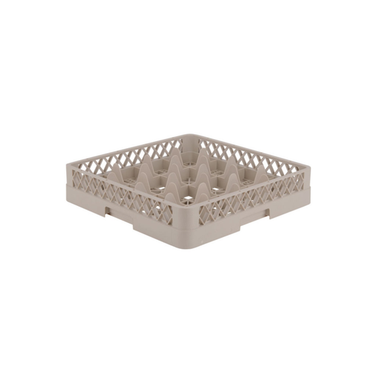 RACK GLASS, 16 COMP BEIGE