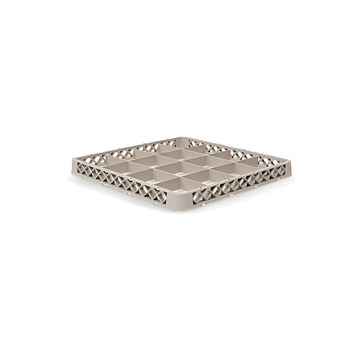 RACK GLASS, EXTENDER, 16 COMP BEIGE