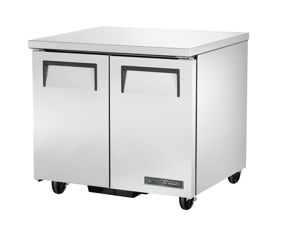 REFRIGERATOR UNDERCOUNTER 2 SOLID DOORS, 36.5"x30"x29.75"H