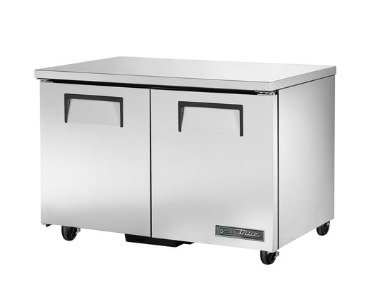 RÉFRIGÉRATEUR SOUS-COMPTOIR 2 PORTES SOLIDES, 48.5"x30"x29.75"H