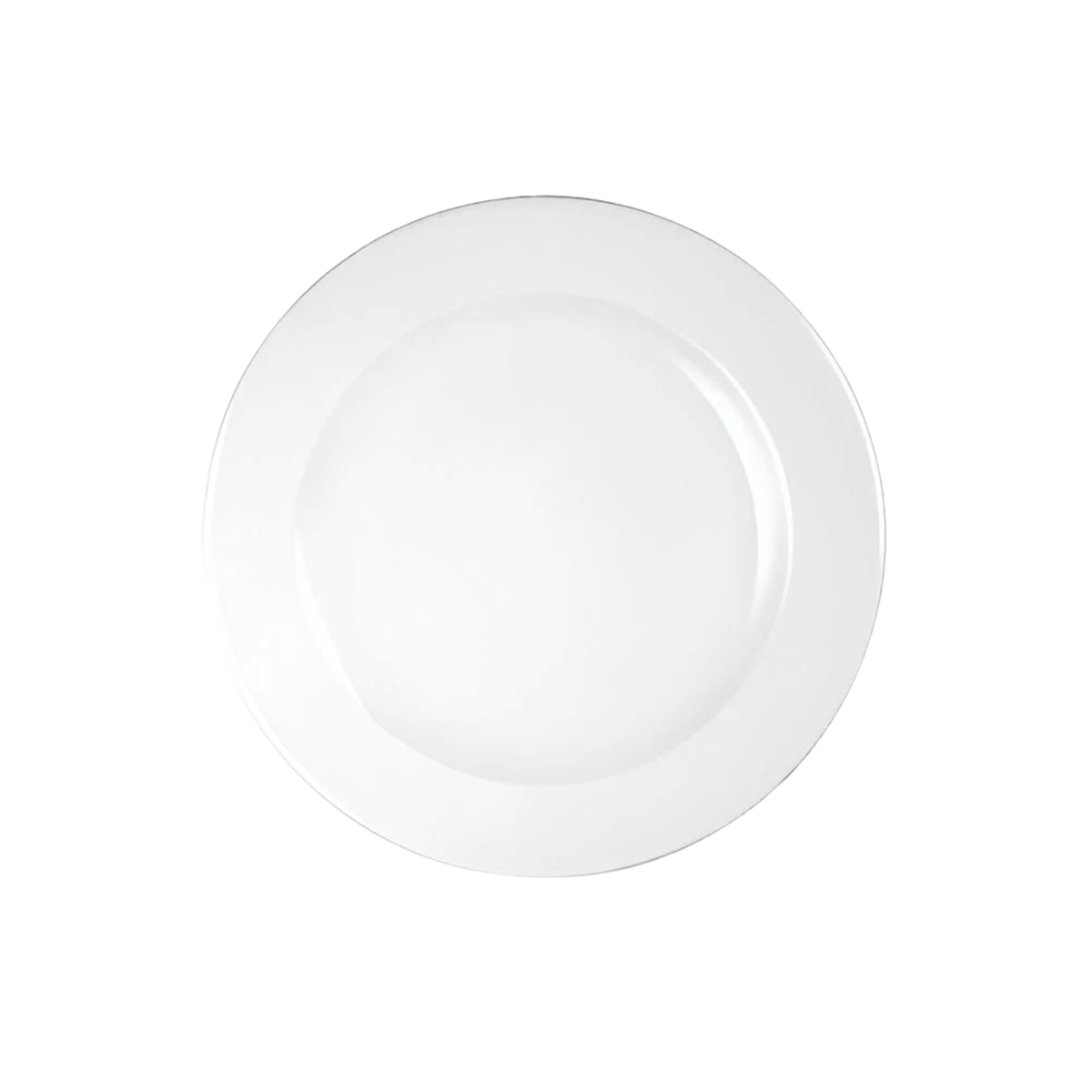 WHITE PROFILE PLATE 12"