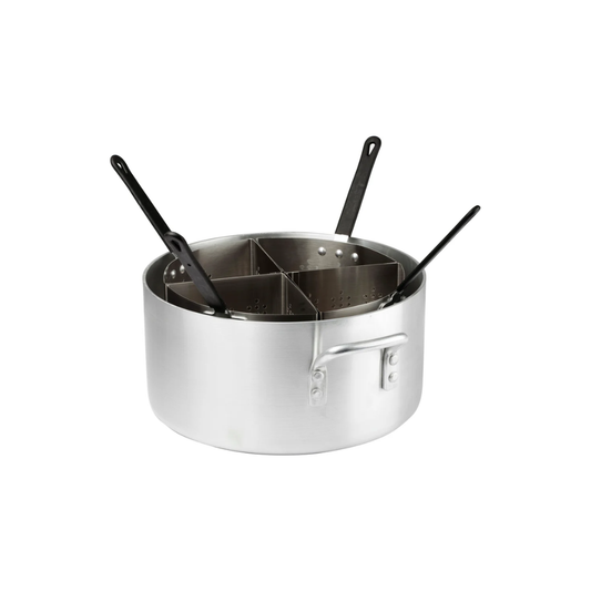 ENSEMBLE CUISEUR A PATES 19L, ALUMINUM