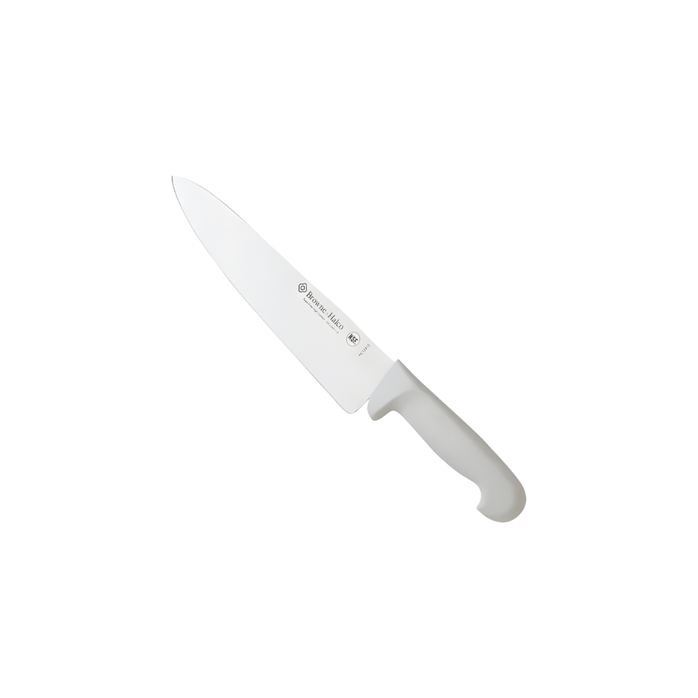 CHEFS KNIFE  10" WHITE HANDLE HANDLE